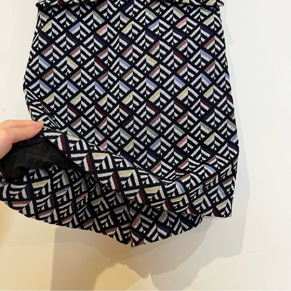 zara short sleeve short dress with shorts. it has integrated patterns, small - Picture 4 of 6